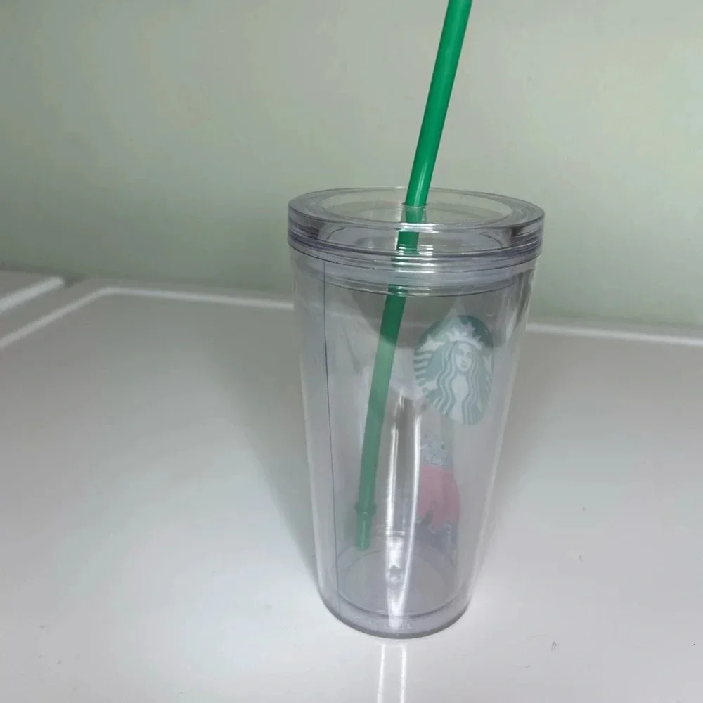 Starbucks Cold Beverage Tumbler NWOT 2020 Oh Happy Day - Picture 3 of 4